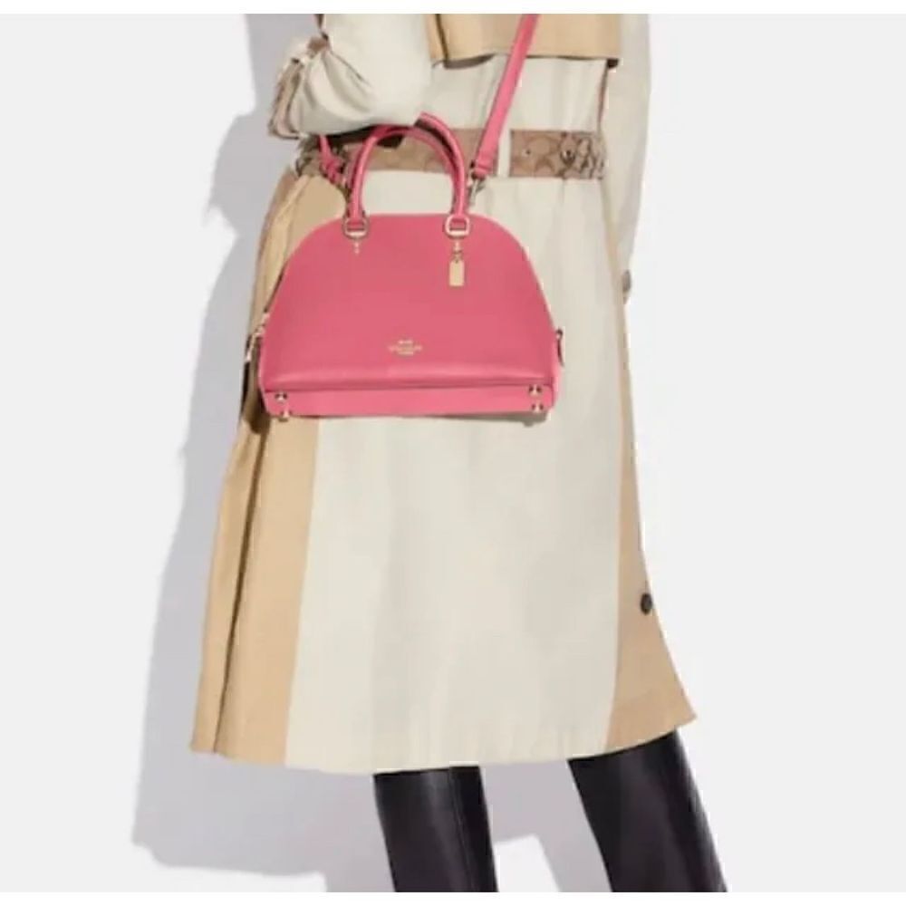 🔥🎁NWT! Coach Katy Satchel Handbag Watermelon Msrp:$350.00